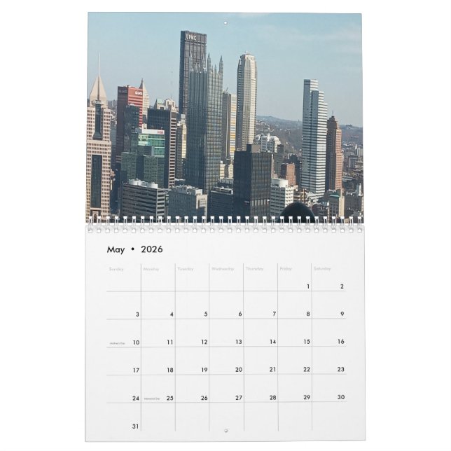 Calendario Ciudad de Pittsburgh (May 2026)