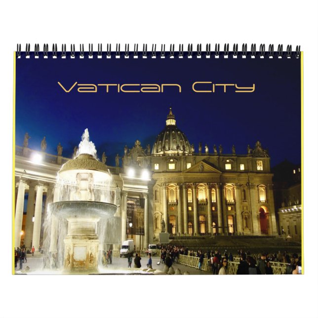 Calendario Ciudad del Vaticano - Roma - Italia - (Tapa)