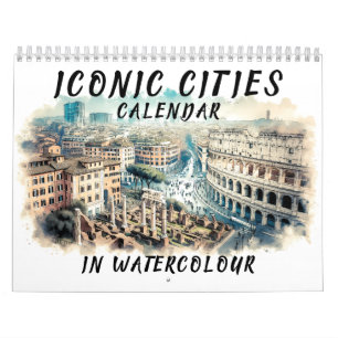 Calendario Ciudades acuáticas icónicas
