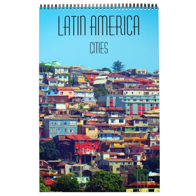 Calendario ciudades de américa latina 2025 (Tapa)