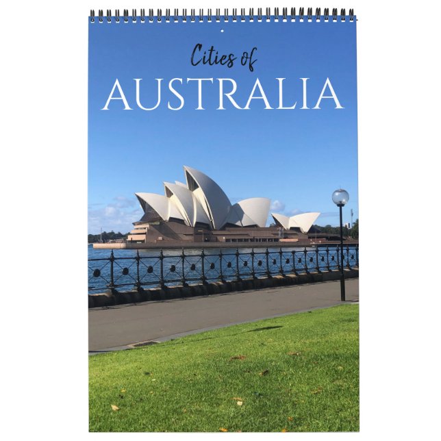 Calendario ciudades de australia 2026 (Tapa)