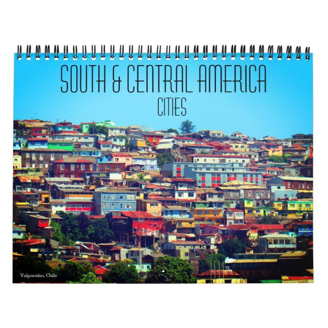 Calendario ciudades de centroamérica meridional 2025 (Tapa)