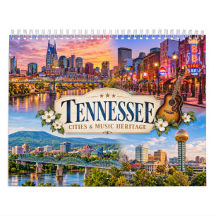 Calendario Ciudades de Tennessee y patrimonio musical
