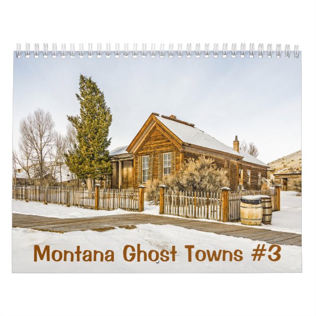 Calendario Ciudades fantasma de Montana #3 (Tapa)