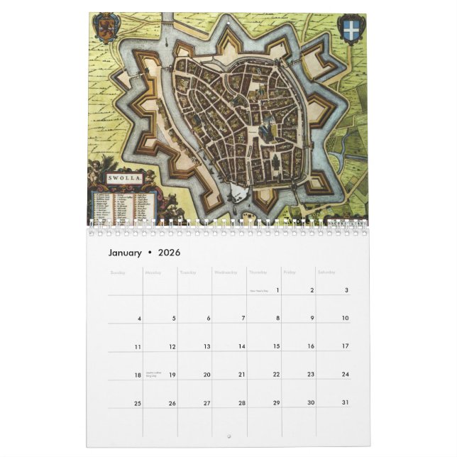 Calendario Ciudades holandesas Anno 1652 - versión 2 (Jan 2026)