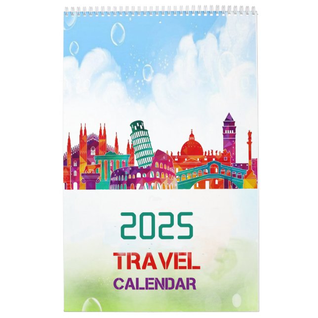 CALENDARIO CIUDADES MUNDIALES DE VIAJES 2026 (Tapa)