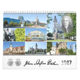 Calendario Ciudades y lugares de Johann Sebastian Bach 2027, 
