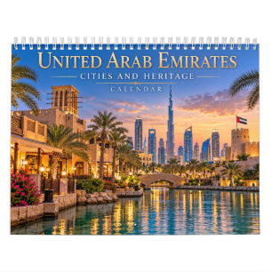 Calendario Ciudades y Patrimonio de los Emiratos Árabes Unido