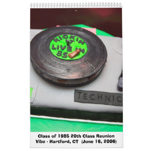 Calendario Clase de la vigésima reunión de antiguos alumnos