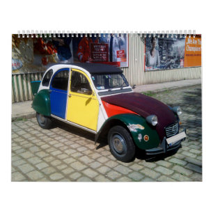 Calendario Clásico de Citroen 2CV Cars 2023