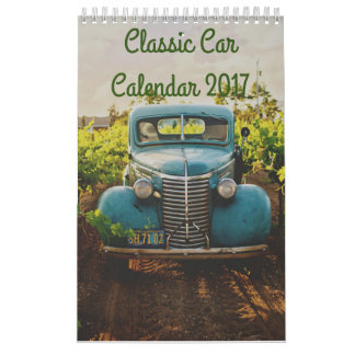Calendario clásico de coches 2017
