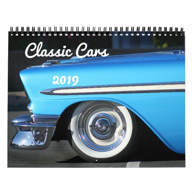 Calendario clásico de los coches 2019 (Tapa)