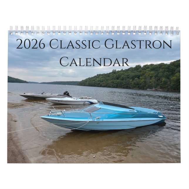 Calendario Clásico Glastron 2026 (Tapa)