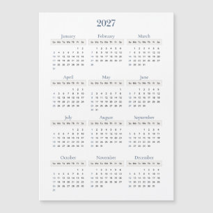 Calendario Clásico Marina 2027   Cualquier color d