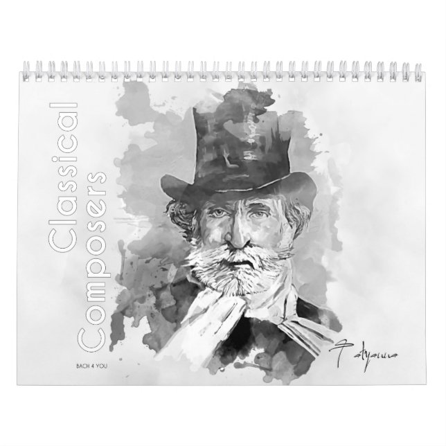 Calendario Classical Composers Calendar (Tapa)