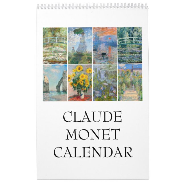 Calendario Claude Monet Calendar (Tapa)