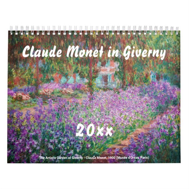 Calendario Claude Monet en Giverny (Tapa)