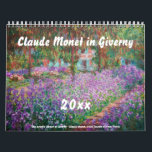 Calendario Claude Monet en Giverny<br><div class="desc">Obras maestras de Claude Monet en Giverny</div>