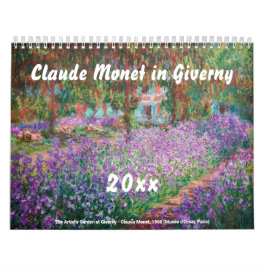 Calendario Claude Monet en Giverny
