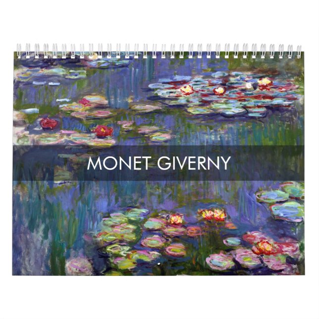 Calendario Claude Monet Giverny (Tapa)