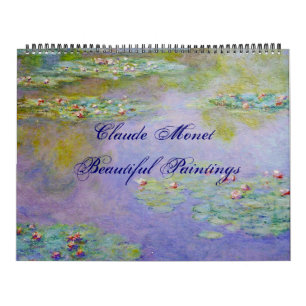 Calendario Claude Monet Hermoso Bella Artes Escenario