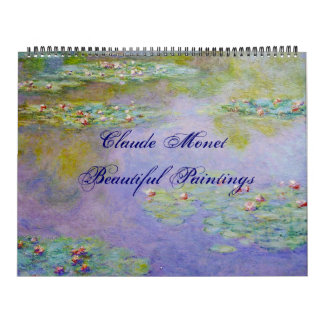 Calendario Claude Monet Hermoso Bella Artes Escenario