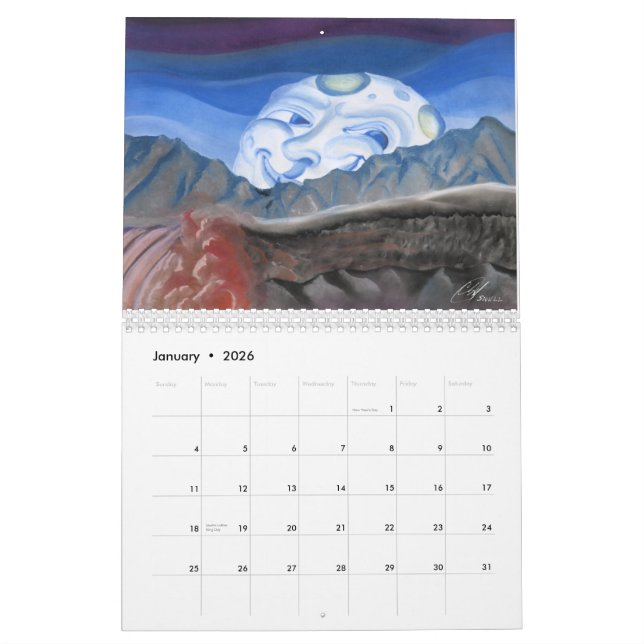 Calendario Cliff Snell III Calendar (Jan 2026)