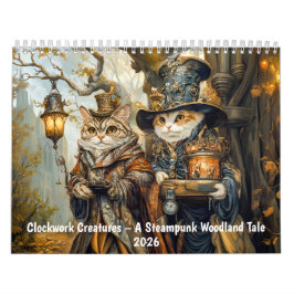 Calendario Clockwork Creatures – A Steampunk Woodland Tale 20