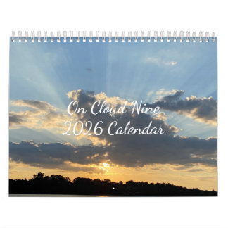 Calendario Cloud Nine 2026 de 12 meses