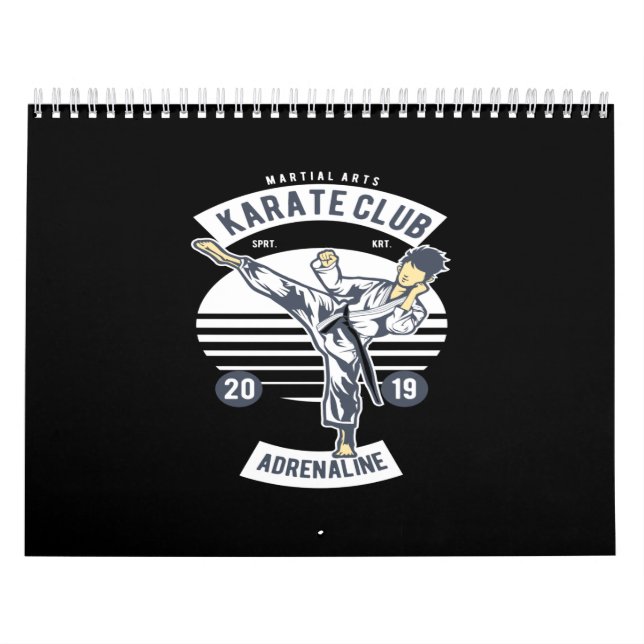 Calendario club de karaté adénaline (Tapa)