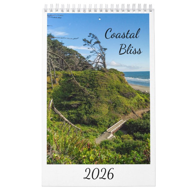 Calendario Coastal Bliss Photo Calendar (Tapa)