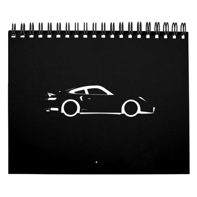 Calendario Coche oscuro (Tapa)