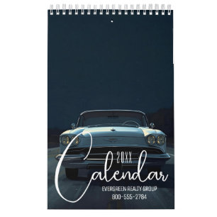 Calendario Coches Clásicos Antiguos 2026