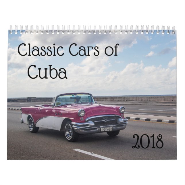 Calendario Coches clásicos de Cuba (Tapa)