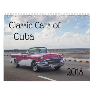 Calendario Coches clásicos de Cuba