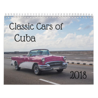 Calendario Coches clásicos de Cuba