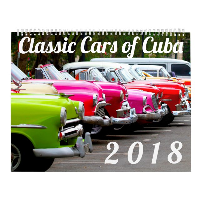 Calendario Coches clásicos de Cuba (Tapa)