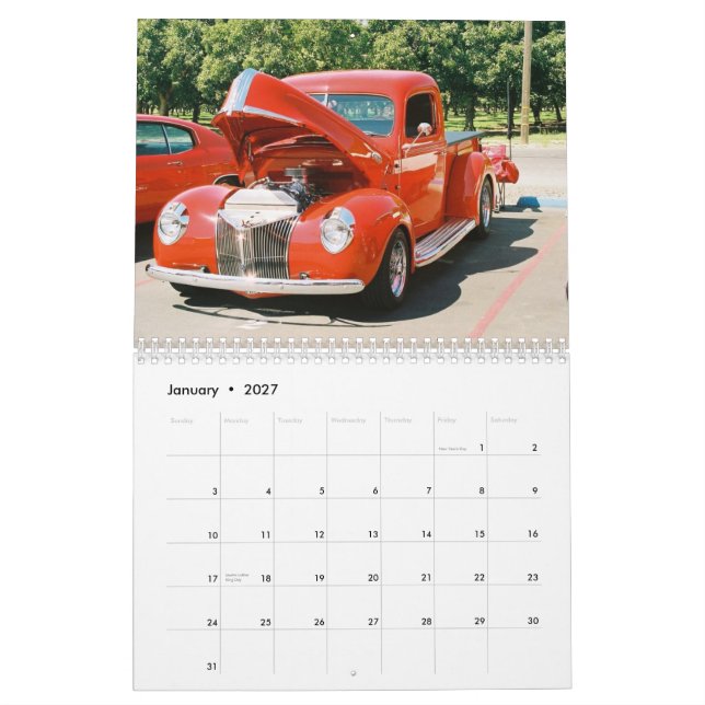 CALENDARIO COCHES Y CAMIONES (Jan 2027)