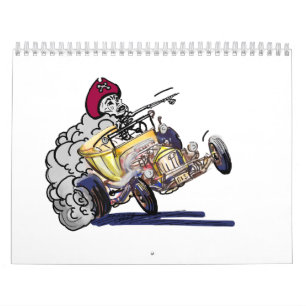 Calendario Coches y coches de carreras frescos