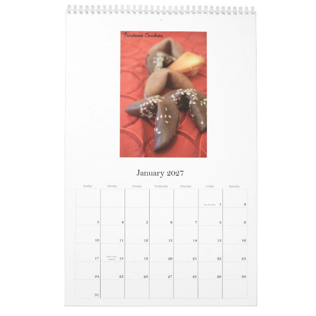 Calendario Cocina de California (Jan 2027)