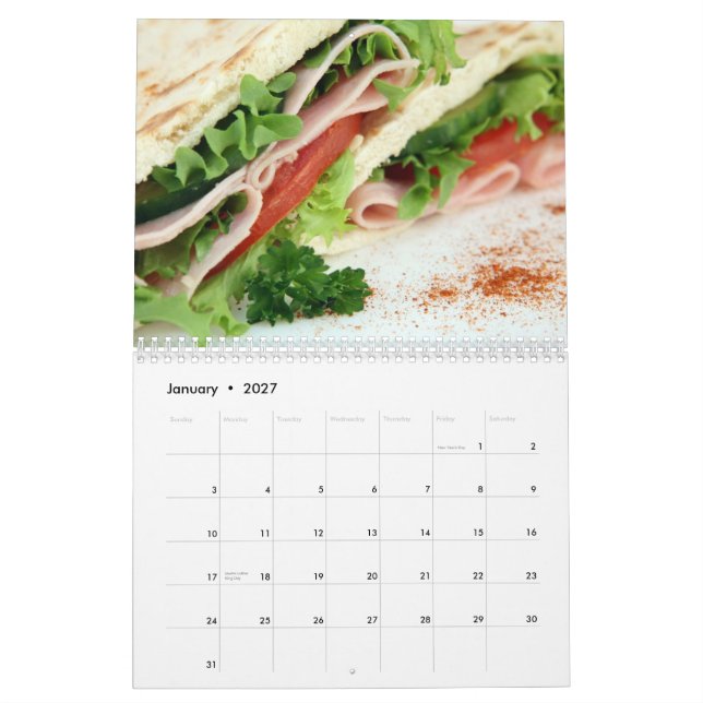 Calendario Cocinas internacionales (Jan 2027)