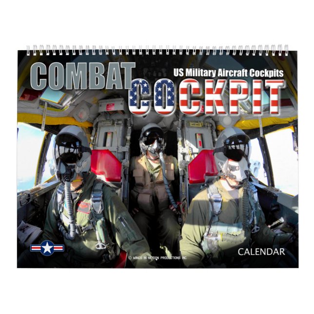 Calendario COCKPIT COMBAT - Cockpits de aviones militares est (Tapa)