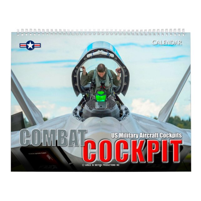 Calendario COCKPIT COMBAT - Cockpits de aviones militares est (Tapa)