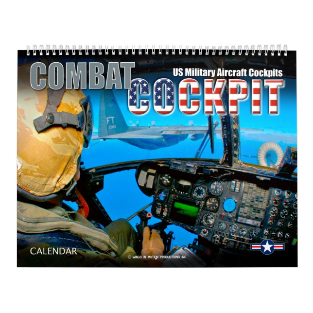 Calendario COCKPIT COMBAT - Cockpits de aviones militares est (Tapa)