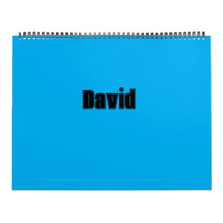 Calendario Colage de nombre personalizado fuente deportiva