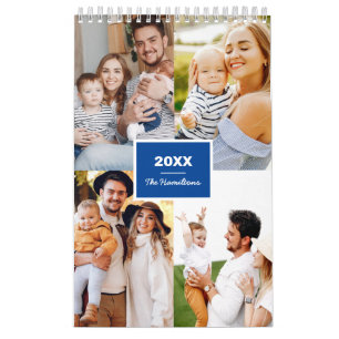 Calendario Colaje de Fotos Simple Familia 2022