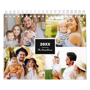 Calendario Colaje de Fotos Simple Familia 2022