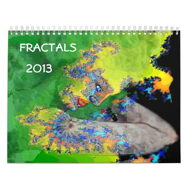 CALENDARIO COLECCIÓN DE ARTE FRACTAL DE 2017 (Tapa)