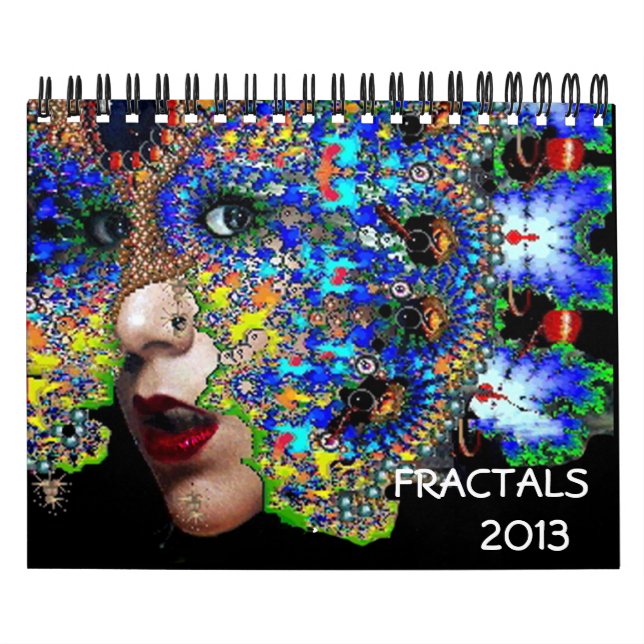 CALENDARIO COLECCIÓN DE ARTE FRACTAL DE 2017 (Tapa)