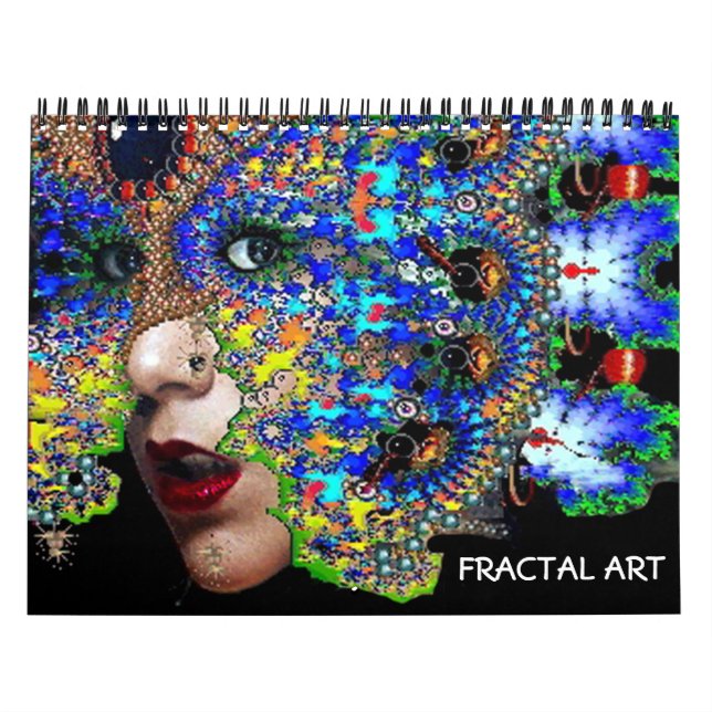 CALENDARIO COLECCIÓN DE ARTE FRACTAL DE 2017 (Tapa)